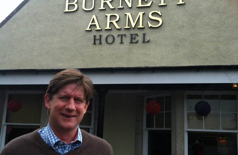 Had a lovely lunch at Burnett Arms Hotel following our meeting in Kemnay Hall