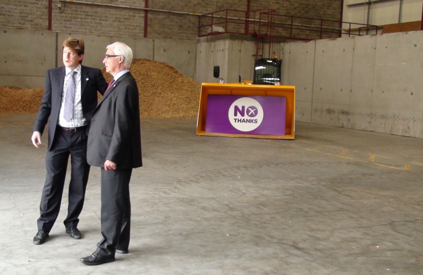 Alexander and Alistair Darling during Better Together referendum campaign