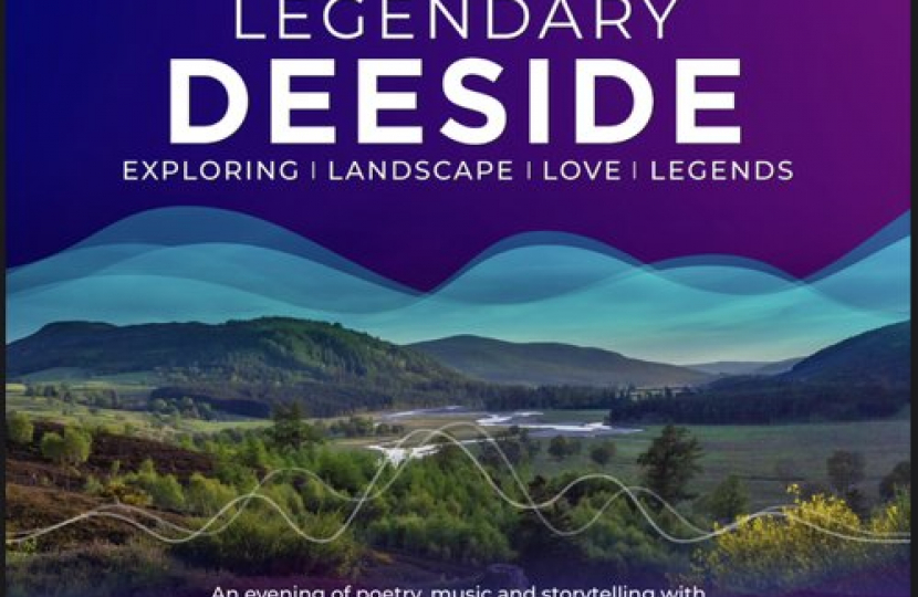 A promotional poster with the title, "Legendary Deeside".